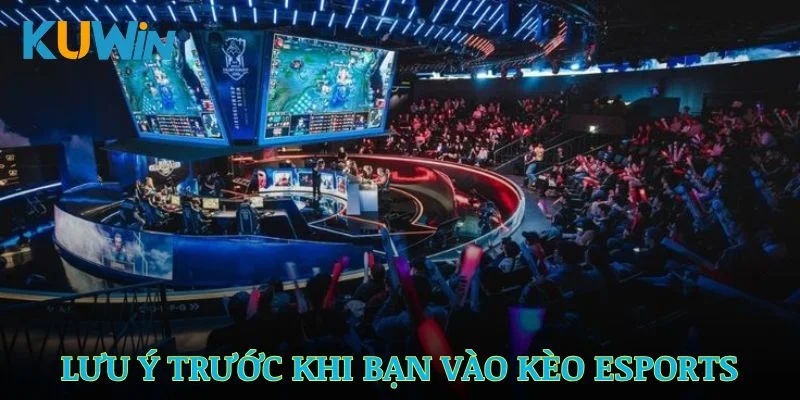 Những lưu ý thiết yếu trước khi bạn vào kèo Esports